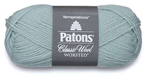 Patons Classic Wool Yarn - Medium Gauge 100% Wool - 3.5oz - Seafoam - For Crochet, Knitting & Crafting