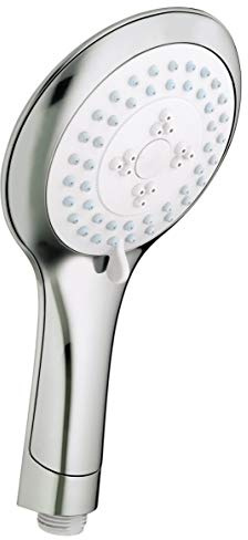 Bristan Evo Large 120 mm Diameter 3 Mode Function Chrome Plated Shower Head Handset with Rub Clean Nozzles (EVC HAND04 C)
