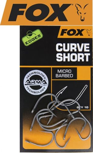 Fox Edges Armapoint Curve Shank Short Hooks - 10 Karpfenhaken