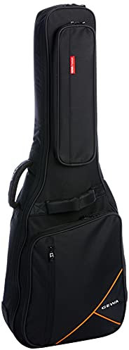 GEWA Gitarren Gig Bag Premium 20mm für Konzertgitarre 4/4 schwarz (reißfest und wasserabweisend, Neck Protection System, Luxus-Rucksackgurte, großes Zubehörfach) 213100