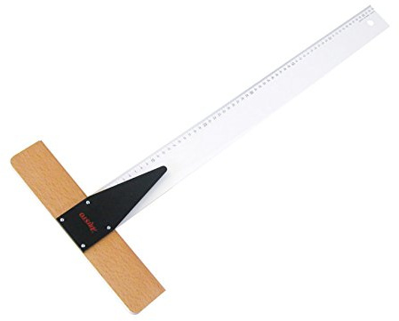 Aristo AR1906T Reißschiene mit Teilung (60cm) glasklar