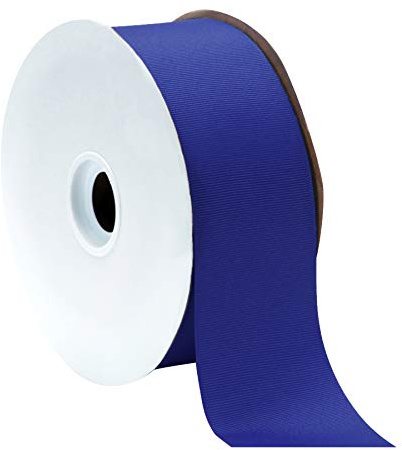 Berwick Offray 2.25 Grosgrain Ribbon, Electric Blue, 50 Yards