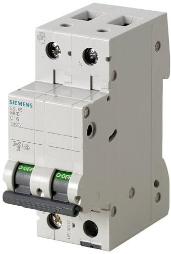 Siemens 5SL6516–6 Miniatur Leitungsschutzschalter 6 KA 1 P + N b-16 a