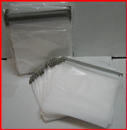 Confezione da 100 custodie in plastica per CD e DVD, in alluminio, ricambio e ricarica