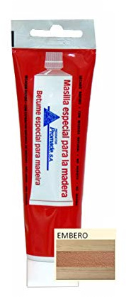 Promade - Masilla para madera al disolvente 120 gr. (Castaño)