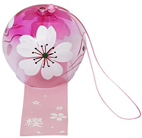 ACEVER Carillon japonais en verre fait à la main pour anniversaire, mariage, Noël, décoration d'intérieur