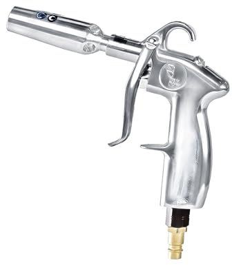 BenBow Pistolet de soufflage avec buse Venturi - Classic - Pistolet à air comprimé pour séchage et soufflage Rapides - Air Blow Gun avec boîtier en Aluminium, y Compris Adaptateur