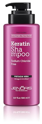 Jenoris Pistachio and Borage Oil Professional Keratin Shampoo - Sodium Chloride Free