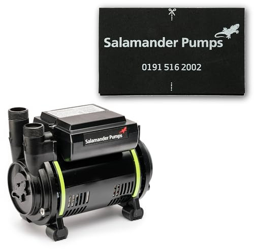 Salamander Pumps - CT85 Xtra Shower Pump - 2.2 Bar Pressure - Single End - Suitable for Positive Head, Gravity Fed Systems Only - WRAS Approved