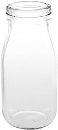 Olympia Mini-Milchflasche aus Glas, 200 ml, 12 Stück