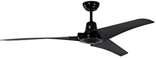 Pepeo Design Deckenventilator Vourdries,142cm Durchmesser, schwarz, ohne Steuerung und Beleuchtung