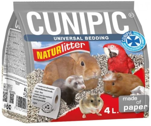 CUNIPIC Naturlitter Lecho de Papel 4 L