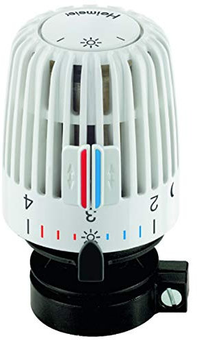 Heimeier Thermostatkopf K mit Direktanschluss für Danfoss RAV 9800-24.500, weiß, 1 Packung