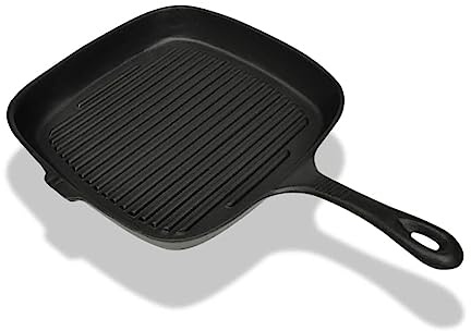 vidaXL Poêle grille en fonte