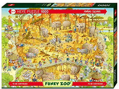 Heye FBA_HY29639 African Habitat, Funky Zoo, Degano Puzzle, Brown