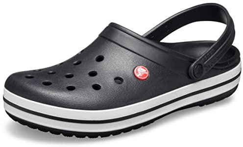 Crocs Unisex Erwachsene Crocband Clog Clog, Black, 45/46 EU