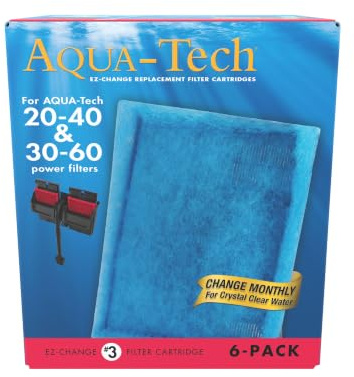 Aqua-Tech EZ-Change #3 Filter Cartridge For Aquarium Filter, 6 Count