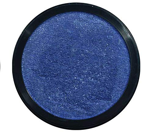 Eulenspiegel - Profi-Aqua Make-Up Perlglanz, Schminke 20 ml, Meeresblau | Wasserbasierte Schminke für Facepainting & Bodypainting, für Karneval & Mottopartys