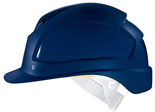 Uvex Pheos B Schutzhelm - Belüfteter Arbeitshelm für die Baustelle - Blau Blau