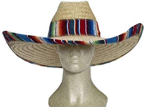 Forum Novelties 72914 Giant Straw Cowboy Hat, Multi-Color, Standard, Pack of 1