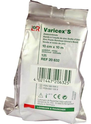 Varicex S zinco pasta fasciatura 10 cm x 10 m singolarmente