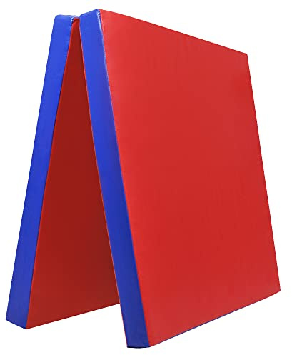 Klappbare Turnmatte – 200 x 100 cm - 6 oder 8 cm stärke wählbar - RG 22 kg/m³ – faltbare Matte für Gymnastik, Kinderturnen & Training – weiche Bodenmatte