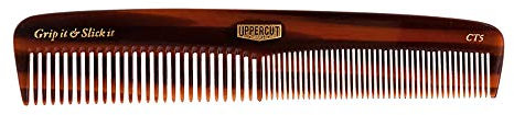 Uppercut Deluxe CT5 Tortoise Shell Comb, A Detangling Wide Tooth Comb For Men Perfect For Use With Long and Short Hair Styles