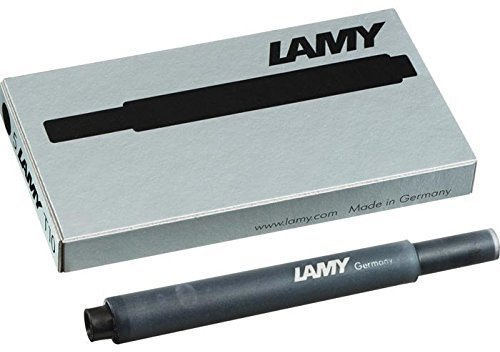 Lamy T10 Tintenpatronen 40 Stück schwarz (8 Päckchen mit 5 Patronen)