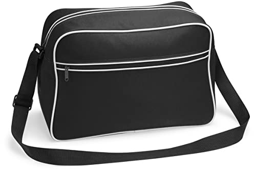 Bagbase retro Shoulder Bag in Black and White