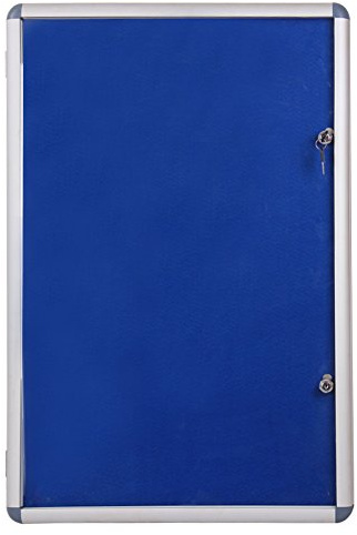 Viz-Pro Indoor Tamperproof Lockable Notice Board 600x450MM