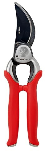 Corona BP 7200 Forged Pro Cut Bypass Hand Pruner, 1-Inch, Red