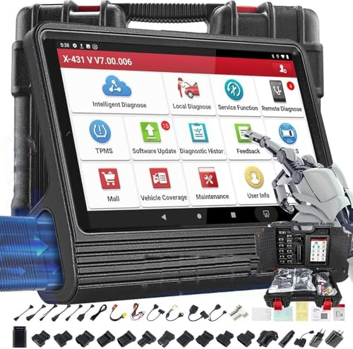 LAUNCH X431 Pro V5.0 Elite Bi-directional Car Diagnostic Tool,OEM Full System 2025 Diagnostic Tool 37+ Services, Online Coding,V.A.G Guide,AutoAuth FCA SGW,Can-FD DoIP, 2 Years Update Scanner