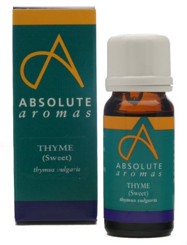 Absolute Aromas Thyme, Sweet (ct Linalool) (Thymus vulgaris) Essential Oil 5ml - 100% Pure, Natural, Vegan, Undiluted and Cruelty-Free - for use in Diffusers and Aromatherapy Blends
