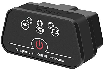 Vgate OBD2, WiFi, OBD2 Scanner, Schnittstellen-Adapter, Motorkontrollleuchten-Diagnose-Werkzeug für iOS i-Phone, iPad und Android, automatisches Standby, Schwarz