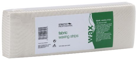 Strictly Professional Wachsstreifen, aus Stoff, 100 Stück
