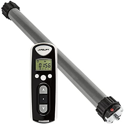 jarolift 1x Moteur tubulaire radio TDEF 20Nm/13tr. pour volet roulant avec télécommande portable Timer (minuteur) 4-canaux TDRCT 04