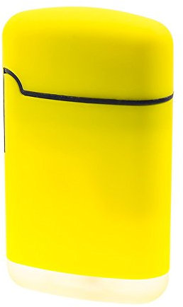 Easy Torch 8 Rubber Sturmfeuerzeug in 5 Farben sortiert, Farbe Easy Torch Matt:Gelb Matt
