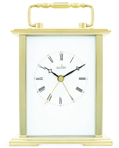 Acctim Gainsborough 36518 Kamin-Standuhr, Goldfarben