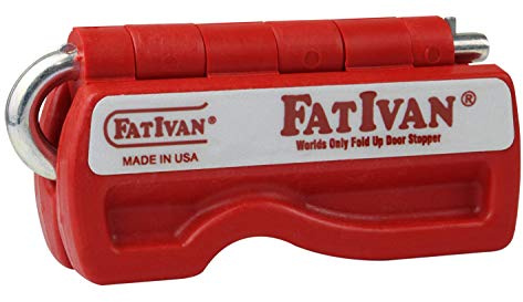 The Original Fat Ivan Fold Up Doorstop Wedge with Magnet - for Moving Office Home or School - Great for Police, Admin, Firefighters and Any time You Need a Door to Stay Open