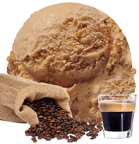 Espresso Geschmack 1 Kg Gino Gelati Eispulver für Fruchteis Softeispulver Speiseeispulver