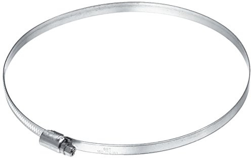 SST 1150170091J Schlauchschelle DIN3017, Bandbreite 9 mm, Spannbereich 150-170mm, Werkstoff W1/ verzinkt, VPE 25 Stück, Silber