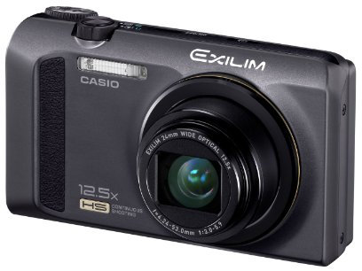 Casio Exilim EX-ZR100 Highspeed-Digitalkamera (12 Megapixel, 12,5-fach opt. Zoom, 7,6 cm (3 Zoll) Display, bildstabilisiert) schwarz