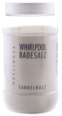 Haslinger 7273 Whirl Pool Badesalz Sandelholz, 1000g