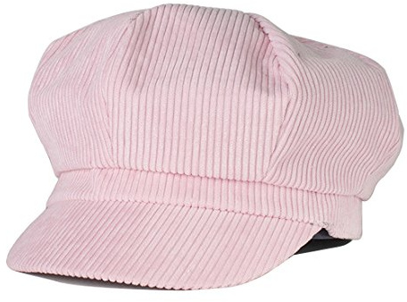 KUYOU Vinter Gatsby Newsboy basker keps toppig mössa mössa mössa, ROSA, one size