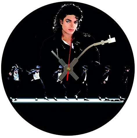 BottleClocks Iconico orologio da parete Michael Jackson Walk con disco in vinile