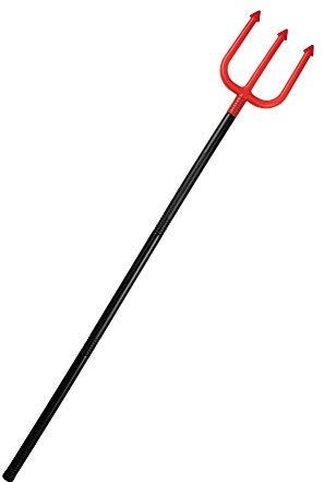 Bristol Novelty - Fourche DEMON (Taille unique) (Noir/rouge)