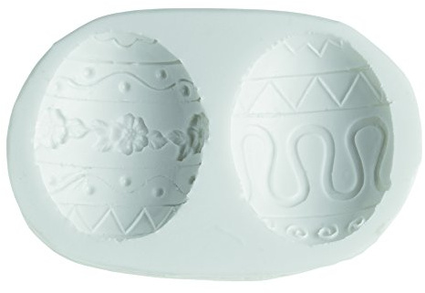 Silikomart | Silikonform für Zuckermasse Eggs, Torten-Dekorationsform, Prinz-Thema, Maße 82 x 77 x 107 mm,