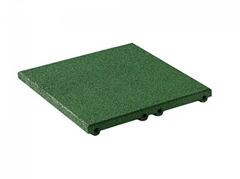 Cas Plaque de protection 500 x 500 x 40 mm (en granulés de caoutchouc) – Sécurité sous de Sport et appareils de jeu dans le domaine des loisirs pour la maison, le jardin Aire de jeu, enfant, jardin et extérieur – Certifié TÜV