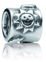 Pandora Damen-Bead Sterling-Silber 925 Sonne, Mond und Sterne Kasi 79128