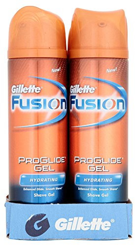 Gillette Fusion ProGlide Rasiergel, feuchtigkeitsspendend, 200 ml, 6 Stück